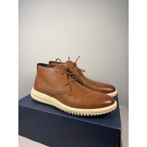 Cole Haan Grand+ Chukka British Tan Leather Mens Boots C36920 Size 10.5 M